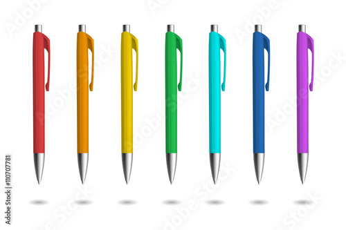 Foto Realistic pens for identity design
