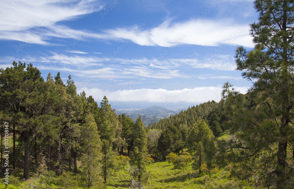 Gran Canaria, Veiw from Central Mountains