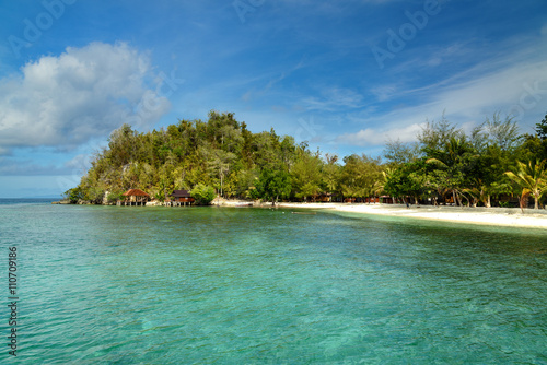 Beach on Bolilanga Island. Togean Islands