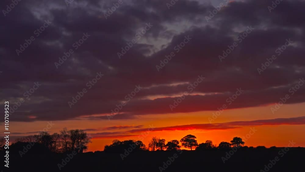 clouds time lapse after sunset dusk - Shropshire, England: May 15th 2016 clouds time lapse after sunset dusk - Shropshire, England: May 15th 2016