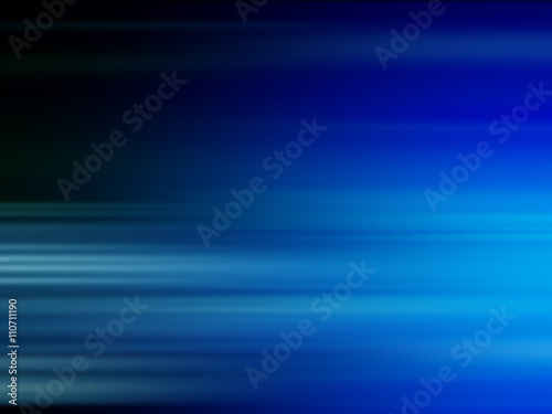 Motion blurred lights abstract background, blue defocused blur t