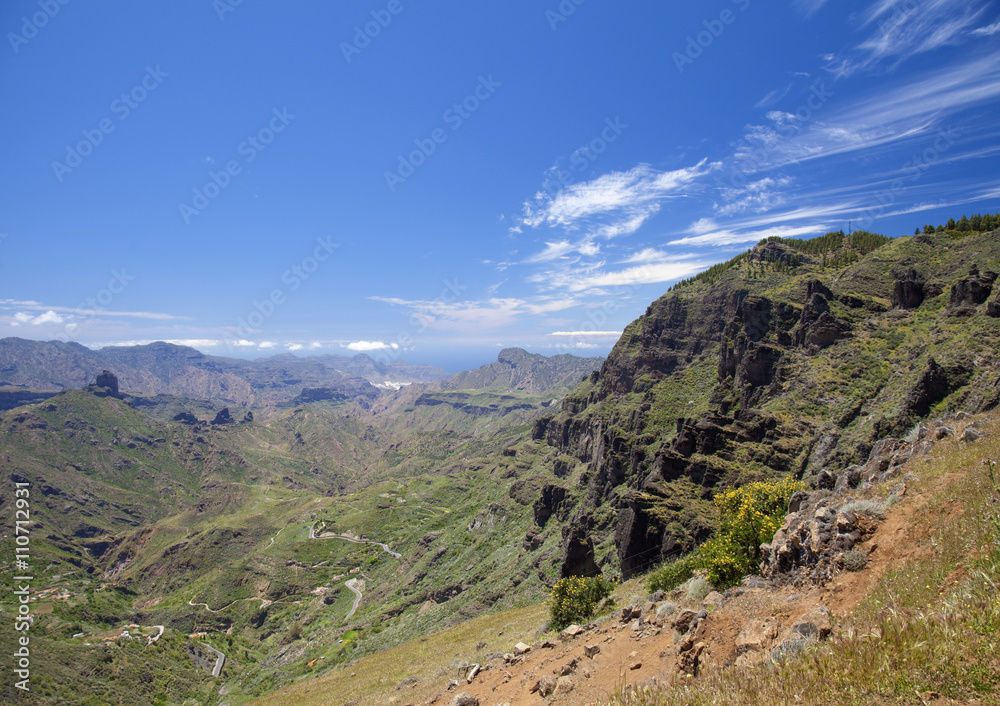 Gran Canaria, Calders de Tejeda in April Gran Canaria, Calders de Tejeda in April