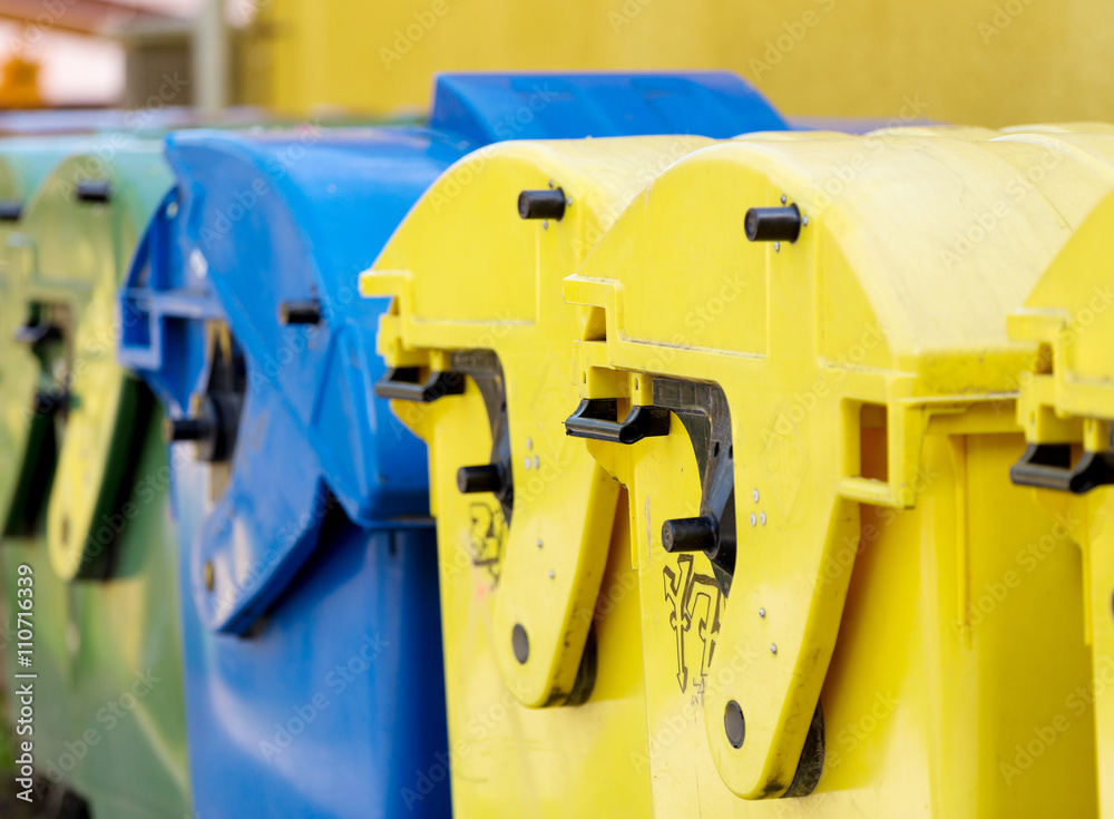 recycling container, waste sorting recycling container, waste sorting