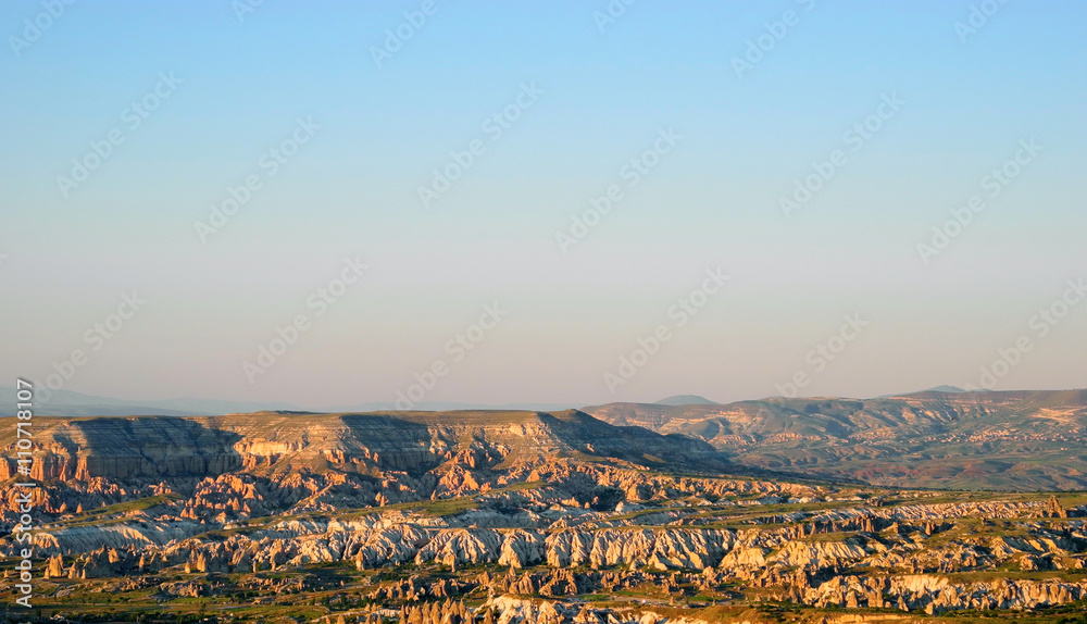 Landscapes of Cappadocia.