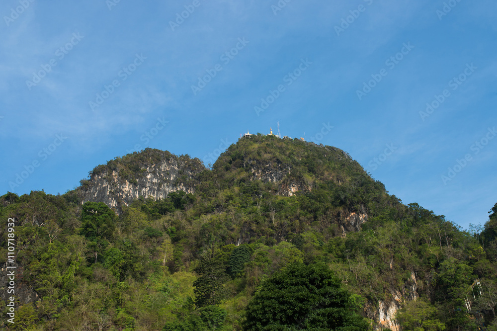 Buddha in Wat Tham Seua (Tiger Cave), Krabi, Thailand