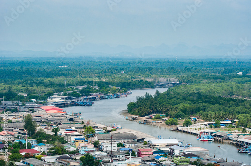 View of coastal village © komjomo