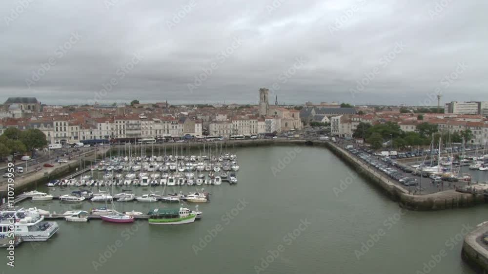 View over looking the town of La Rochelle from one of the Harbour Towers. View over looking the town of La Rochelle from one of the Harbour Towers.