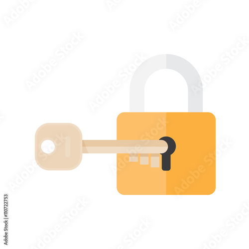 Lock and key.