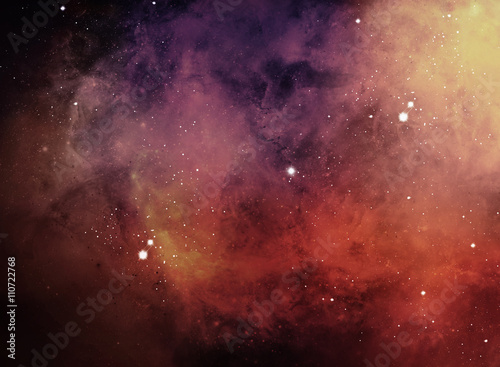 Abstract colorful space nebula for deep background