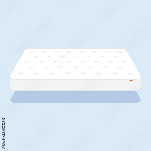 plain white mattress.