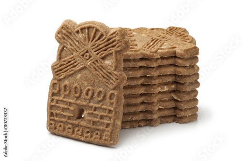 Traditional dutch speculaas cookies