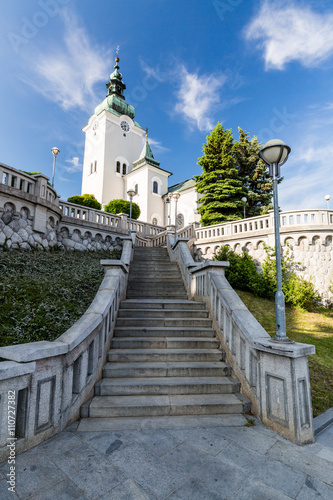 View to the church St. Andrew, a famous and historical buildings