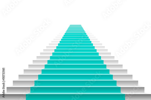 staircase with blue carpet. Stairs with a blue carpet. staircase with blue carpet. vector carpet stairs