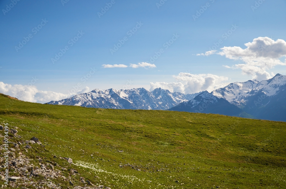 Col de la Salcette et Ecrins (Hautes-Alpes)