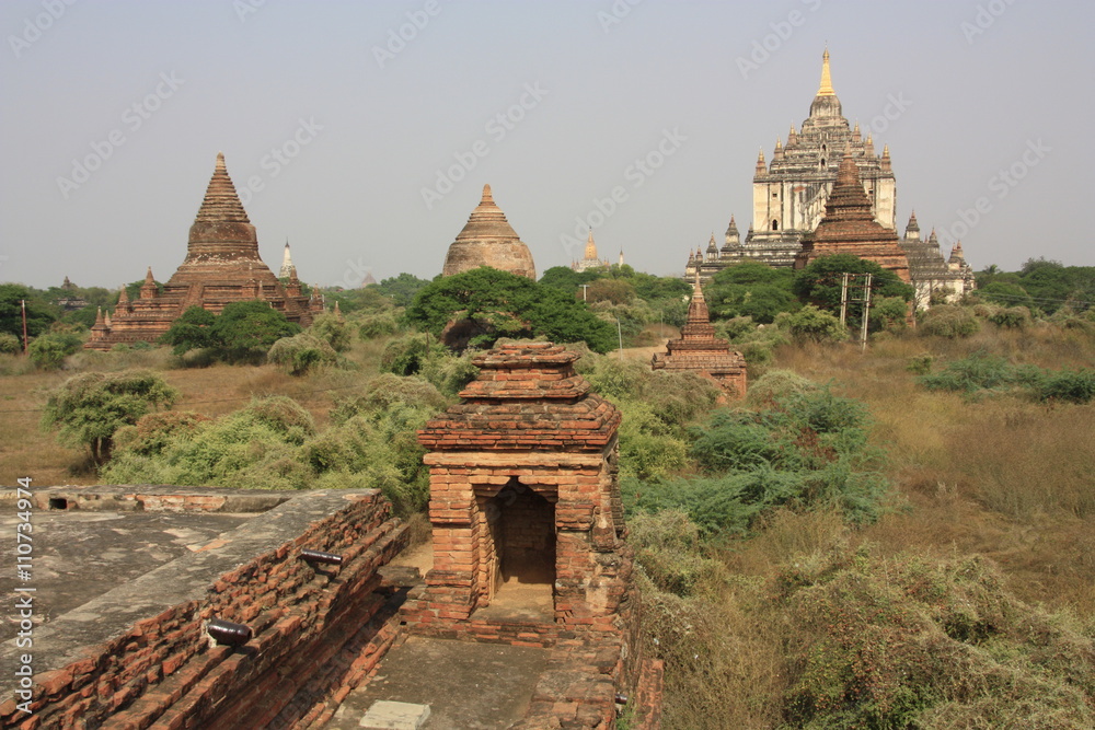 Temples in Bagan, Land of Pagoda, Myanmar