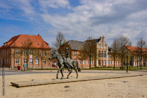 Der Alexandrinenplatz in Ludwigslust photo