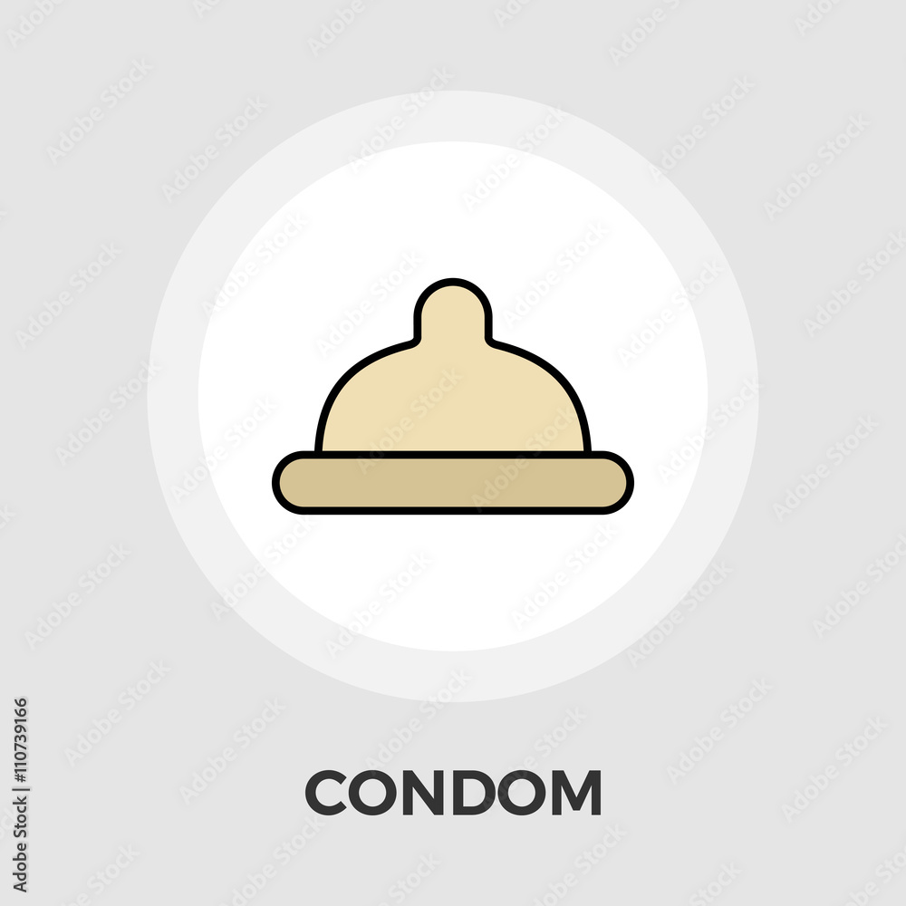 Condom Vector Flat Icon Condom Vector Flat Icon