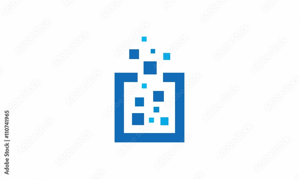 Data Square Pixel Logo Data Square Pixel Logo