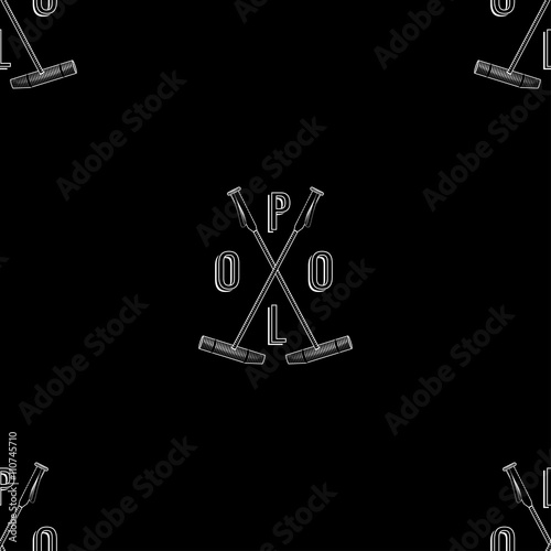 Vector polo seamless pattern