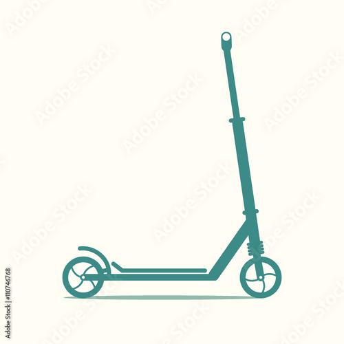 Kick scooter icon