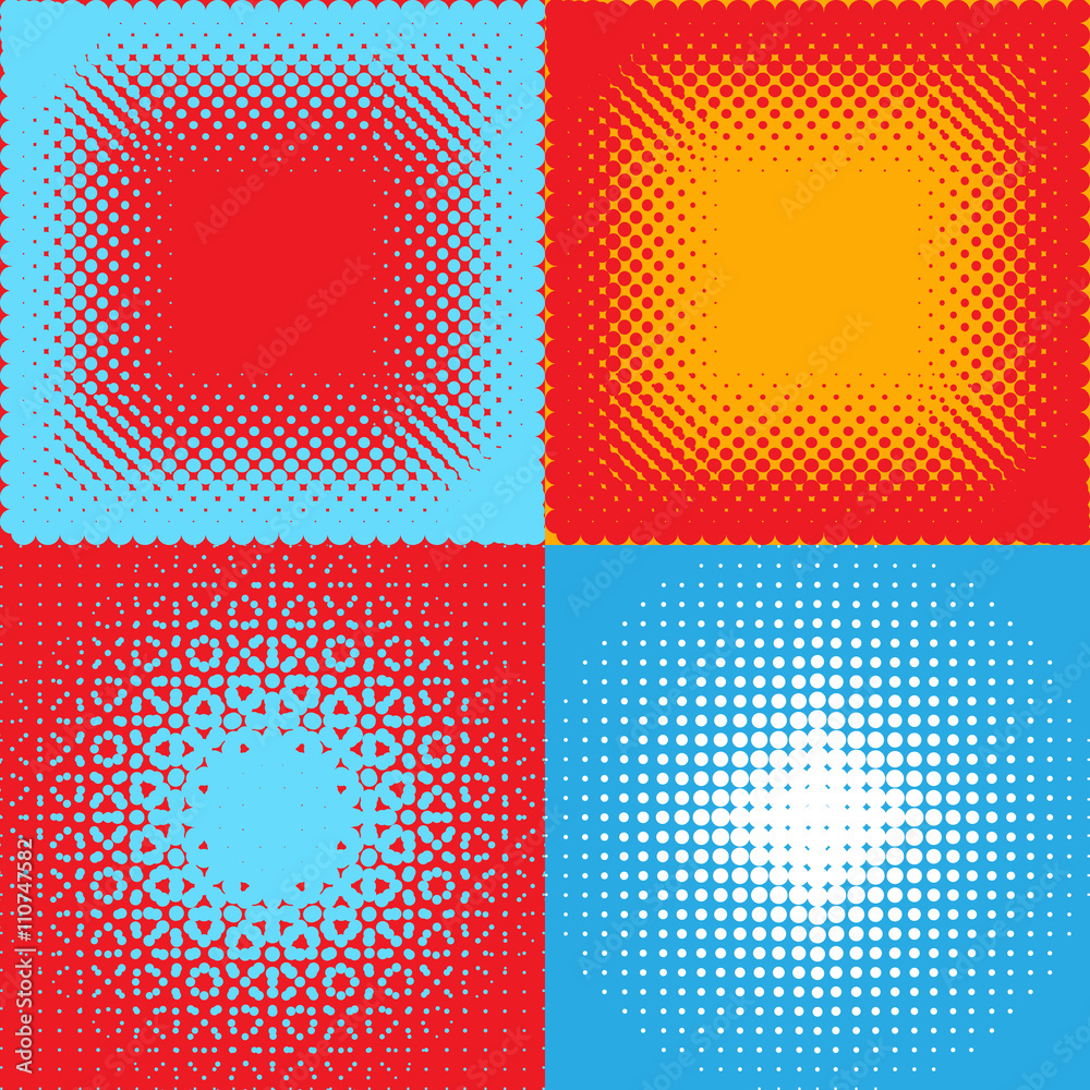 Vector halftone dots Vector halftone dots