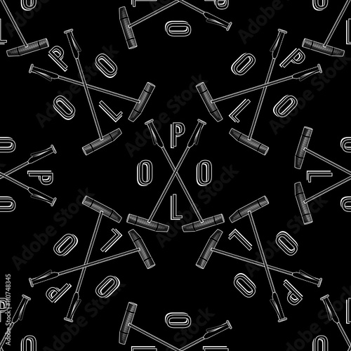 Vector polo seamless pattern