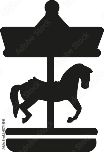 Carousel with horse icon