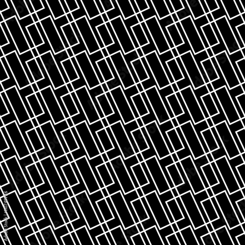 Abstract repeatable background, pattern. Monochrome vector textu