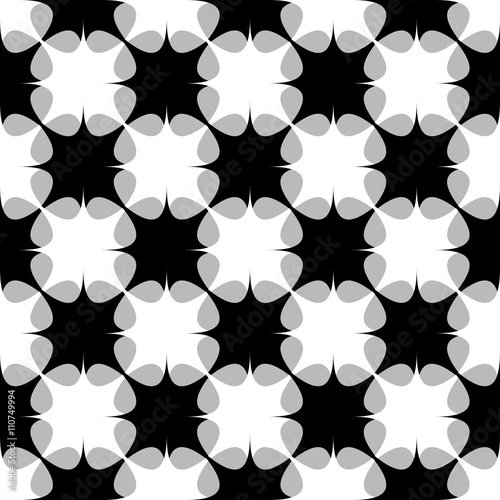 Abstract repeatable background, pattern. Monochrome vector textu