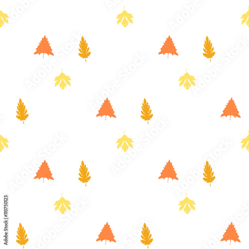 Leaves seamless pattern