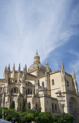 Gothic cathedral in Segovia