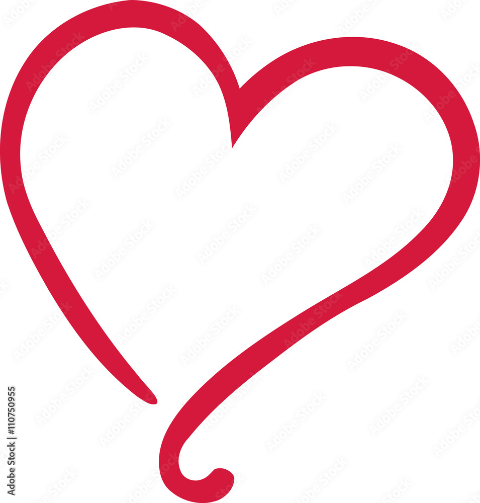 Romantic heart icon Romantic heart icon