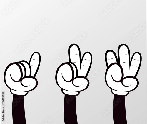 Counting 1-2-3 Fingers on Hand 