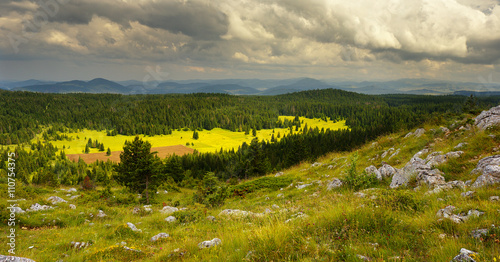 Canvas Print Landscape of Montenegro