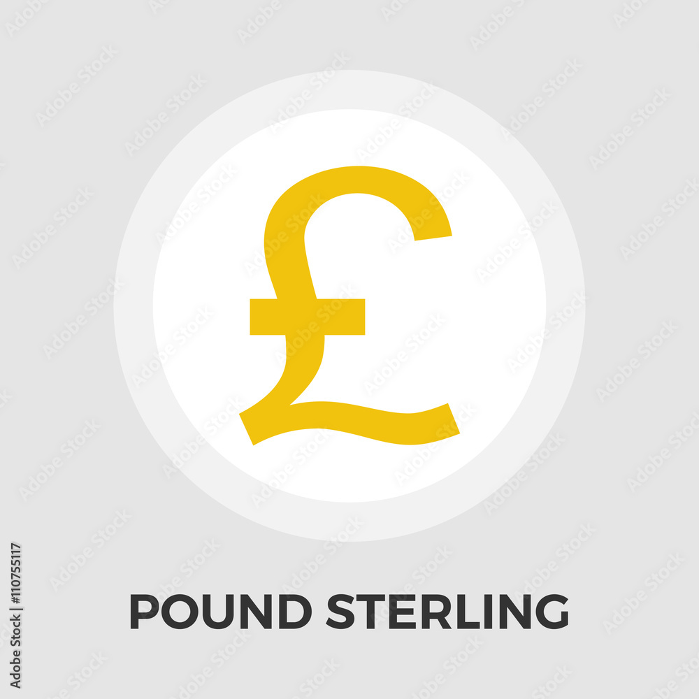Obraz premium Pound sterling icon. 