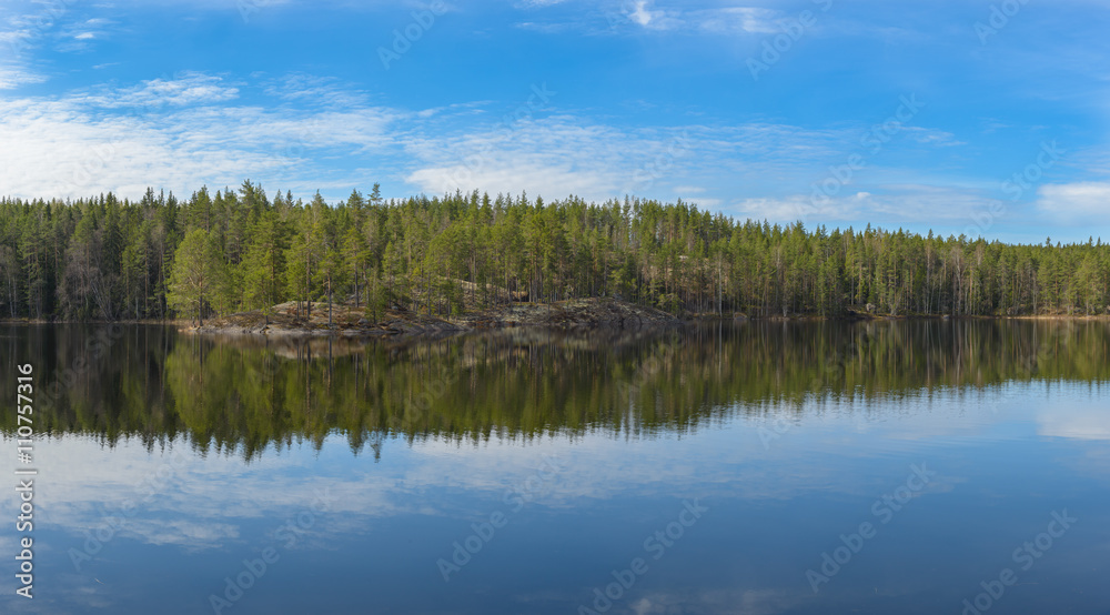 Reflection on the lake