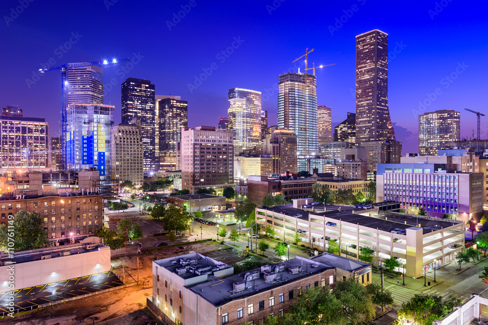 Obraz premium Houston Texas Skyline