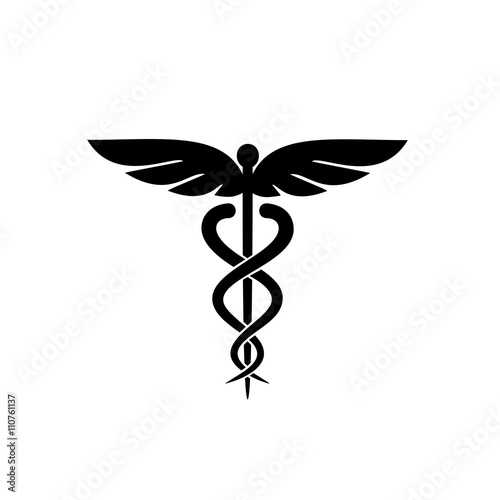 Caduceus Simple Icon