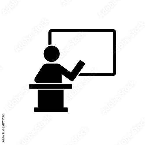 Teacher simple icon