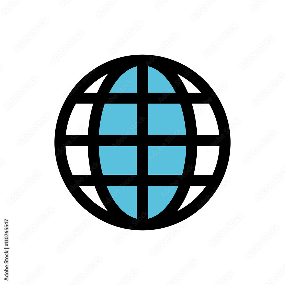 Global business line icon Global business line icon