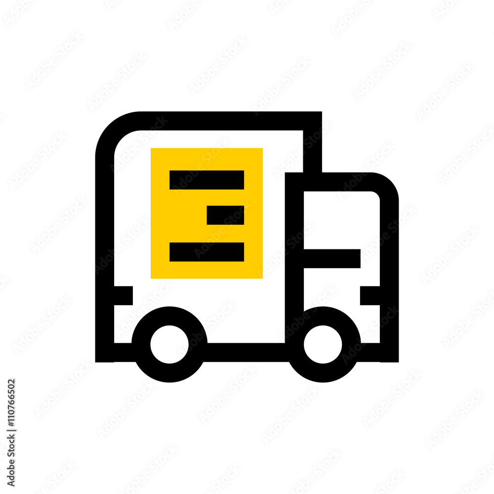 Delivery line icon Delivery line icon