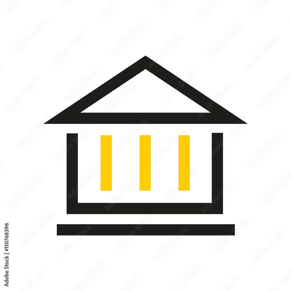 Bank line icon Bank line icon