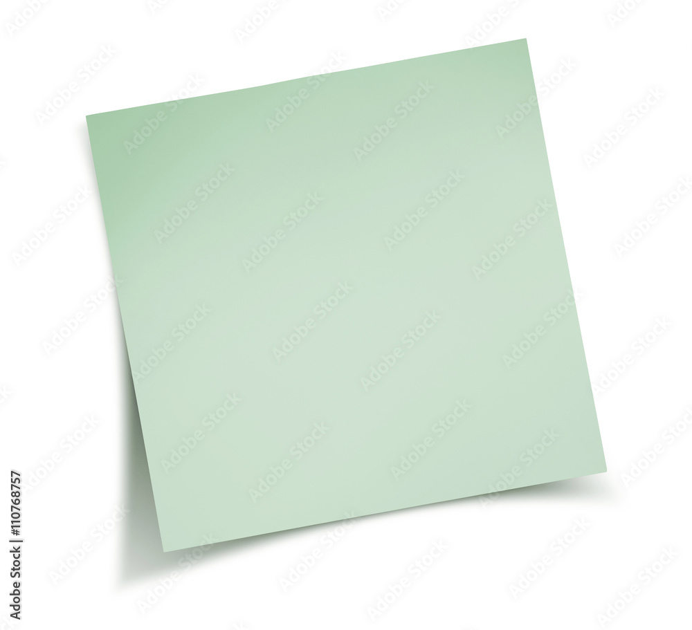 Blue sticky notepad Blue sticky notepad