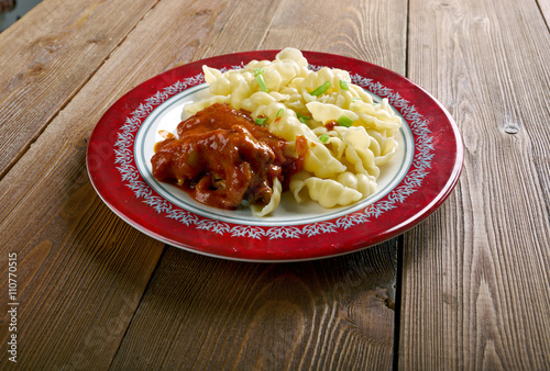 Italian pasta Orecchiette photo