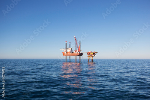 Oil platform in Angola