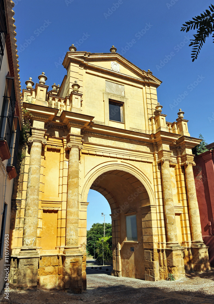 Puerta de Córdoba en Carmona, provincia de Sevilla, España