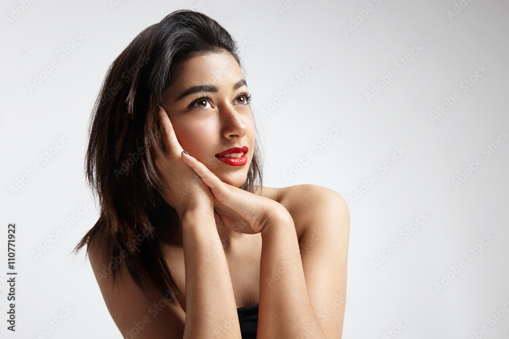 maroccan girl with a straight hair and ideal skin maroccan girl with a straight hair and ideal skin