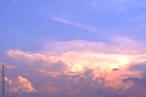 Sky and clouds / Sky and clouds at sunset. © wimage72