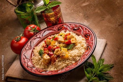 couscous with fish and vegetables