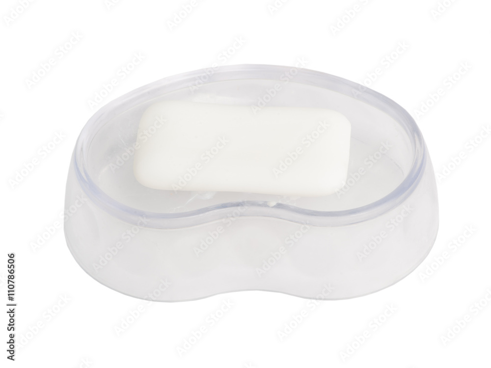 White bar of soap White bar of soap